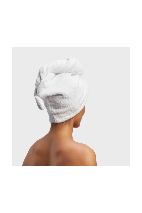 Bonnet serviette en coton pour sécher les cheveux