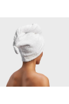 Bonnet serviette en coton pour sécher les cheveux