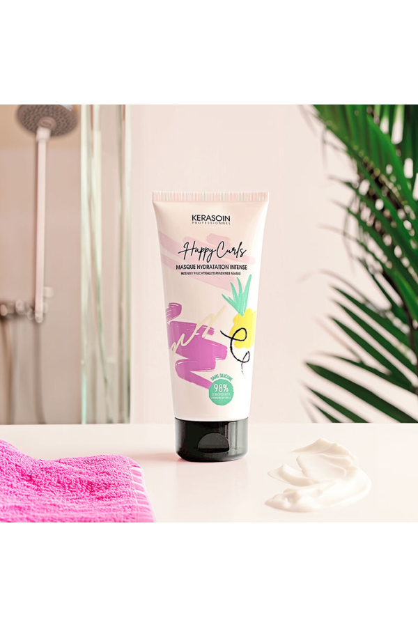 Masque hydratation intense Happy Curls Kerasoin