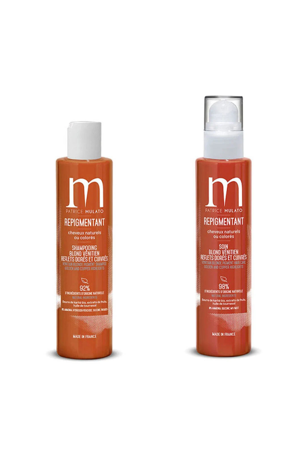 Mulato Duo repigmentant shampooing + soin Blond Vénitien rituel