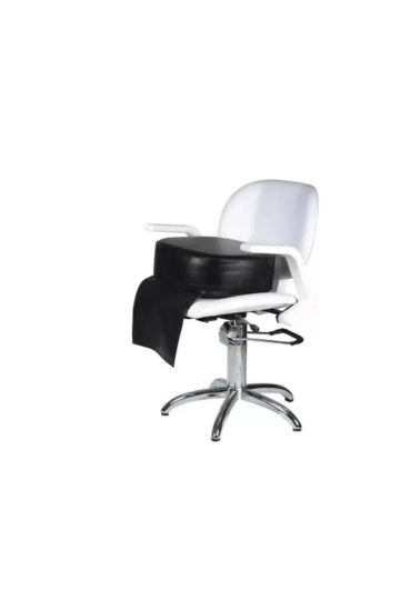 Pouf de fauteuil pour enfant Miki Noir 15cm