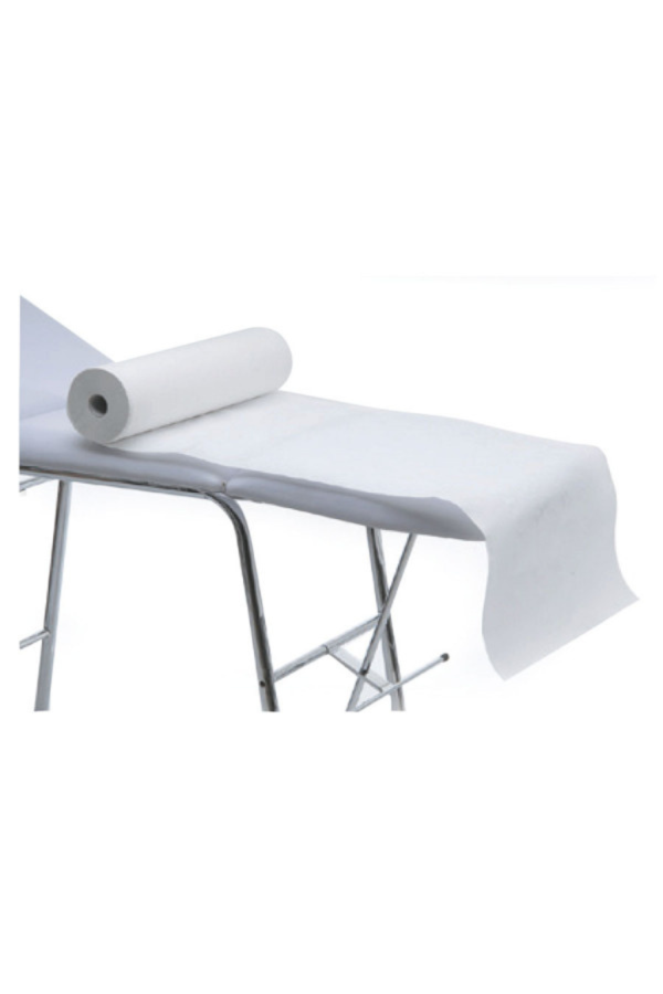Draps d'examen ouatés blancs X12