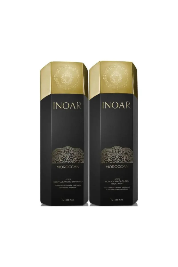 INOAR Kit lissage brésilien Marroquino 2x1000ml