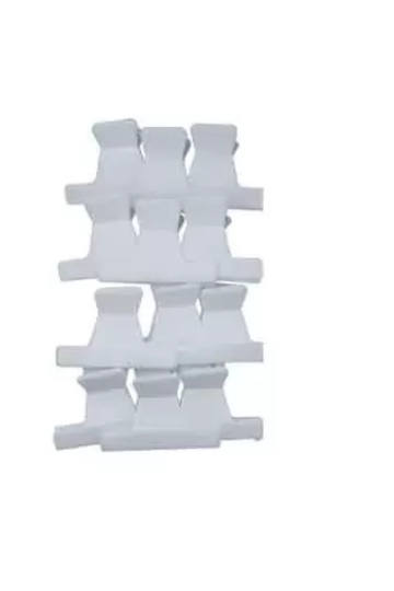 Pince Croco Blanche (6cm) X12
