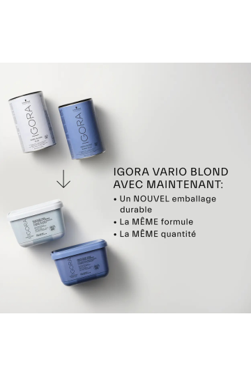 Poudre decolorante Igora Vario Blond Plus 450gr Schwarzkopf Professional