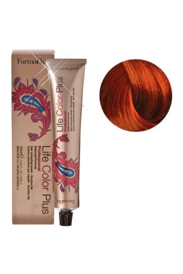 Coloration 7.44 blond cuivré intense Life Color Plus FARMAVITA 100ml