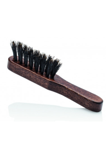 Mini brosse moustache en bois d'hêtre et poils de sanglier
