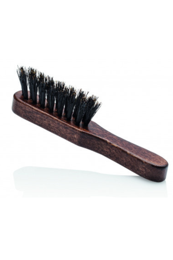 Mini brosse moustache en bois d'hêtre et poils de sanglier