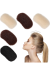 Clip Rembourrage Chignon crepon Beige