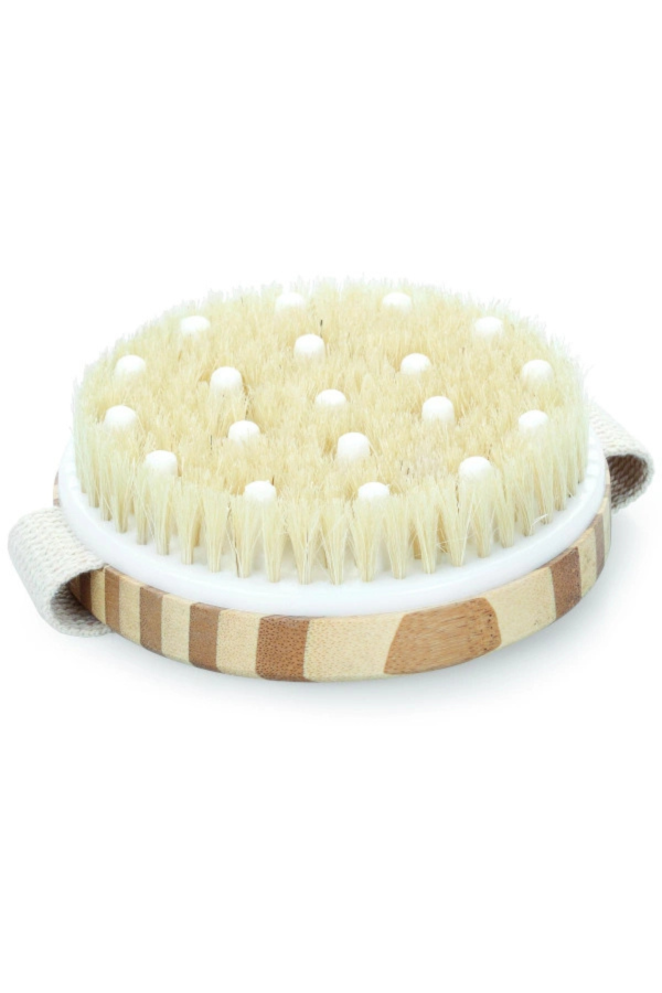 Brosse bain massage corps en bois