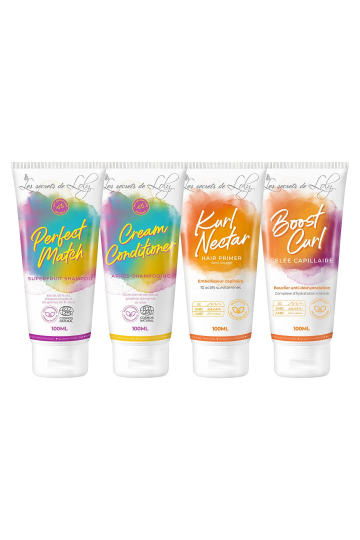 Kit d'embarquement cheveux bouclés Les Secrets de Loly