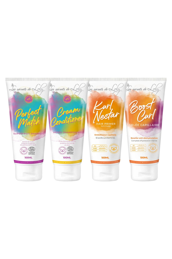 Kit d'embarquement cheveux bouclés Les Secrets de Loly