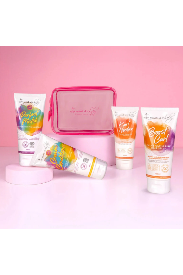 Kit d'embarquement cheveux bouclés Les Secrets de Loly