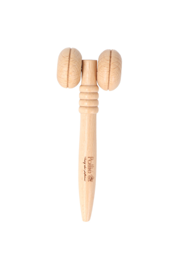 Mini rouleau bissphérique de maderothérapie faciale