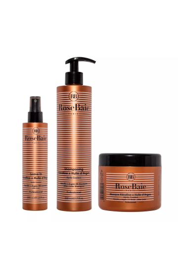RoseBaie Kit d'entretien Argan Post-Coloration