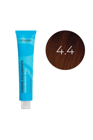 Coloration d'oxydation 4.4 Châtain Cuivré Générik 100ml