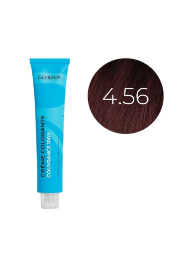 Coloration d'oxydation 4.56 Châtain Acajou Rouge Générik 100ml