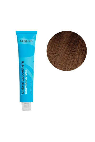Coloration d'oxydation 5.35 Châtain Clair Doré Acajou Générik 100ml