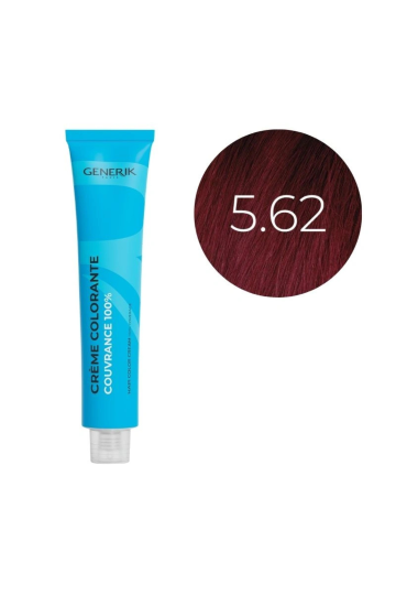 Coloration d'oxydation 5.62 Châtain Clair Rouge Irisé Générik 100ml