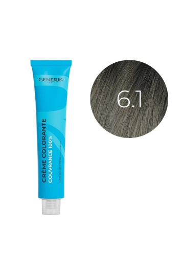 Coloration d'oxydation 6.1 Blond Foncé Cendré Générik 100ml