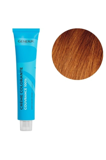 Coloration d'oxydation 7.43 Blond Cuivré Doré Générik 100ml