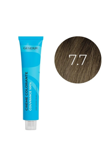 Coloration d'oxydation 7.7 Blond Marron Générik 100ml