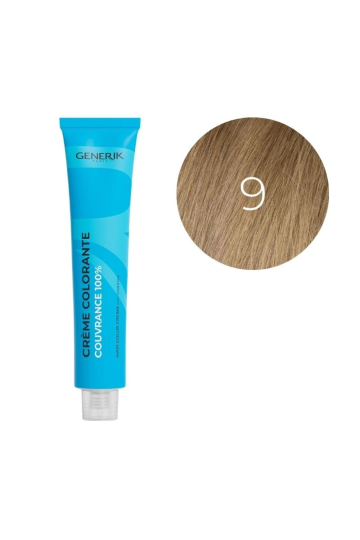Coloration d'oxydation 9  Blond Très Clair Générik 100ml