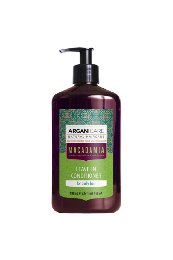 ARGANICARE Soin Sans Rinçage Macadamia Cheveux Bouclés 400ml