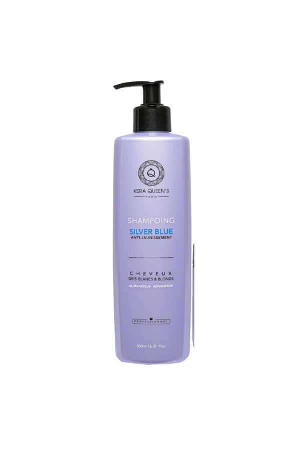 Kera Queen'S  Shampoing anti-jaunissement - Silver blue - 500 ml