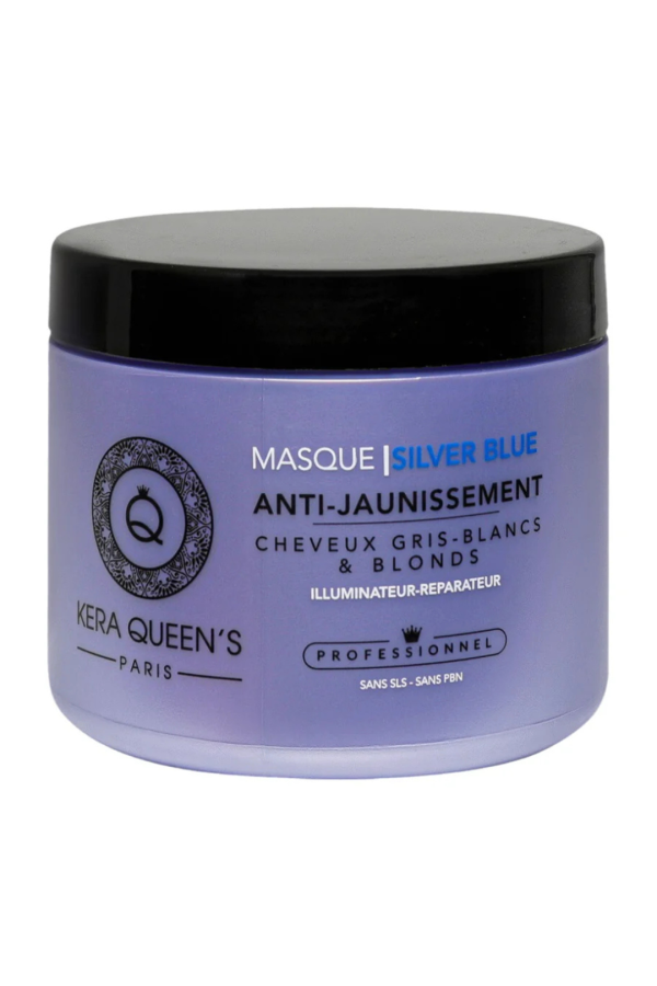 Kera Queen'S  Masque anti-jaunissement - Silver blue - 500ml