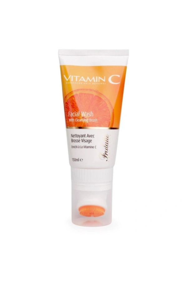 Nettoyant visage avec brosse vitamine C Arganicare 150 ml