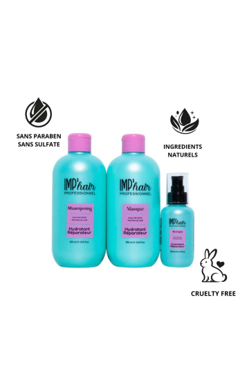IMP'HAIR PROFESSIONNEL Kit complet sans sulfate 500ml