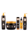 Kit de soin Keragold - Kératine et huile de ricin avec Soin sans rincage 10 en 1