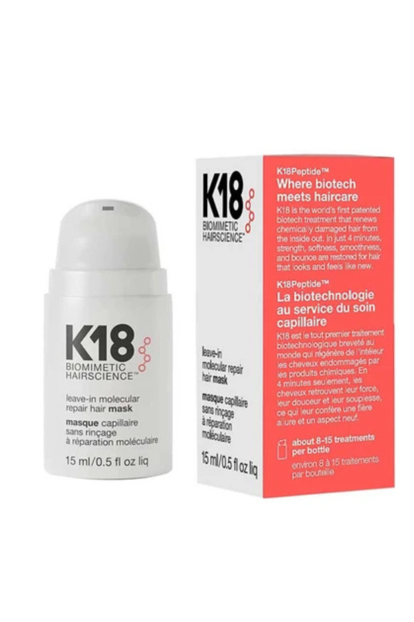 Masque Capillaire Sans Rinçage K18 15ML
