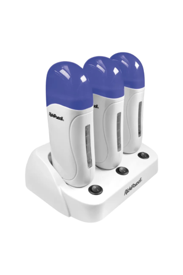 Base d'épilateur trois pièces RickiParodi Prowax 3 avec thermostat
