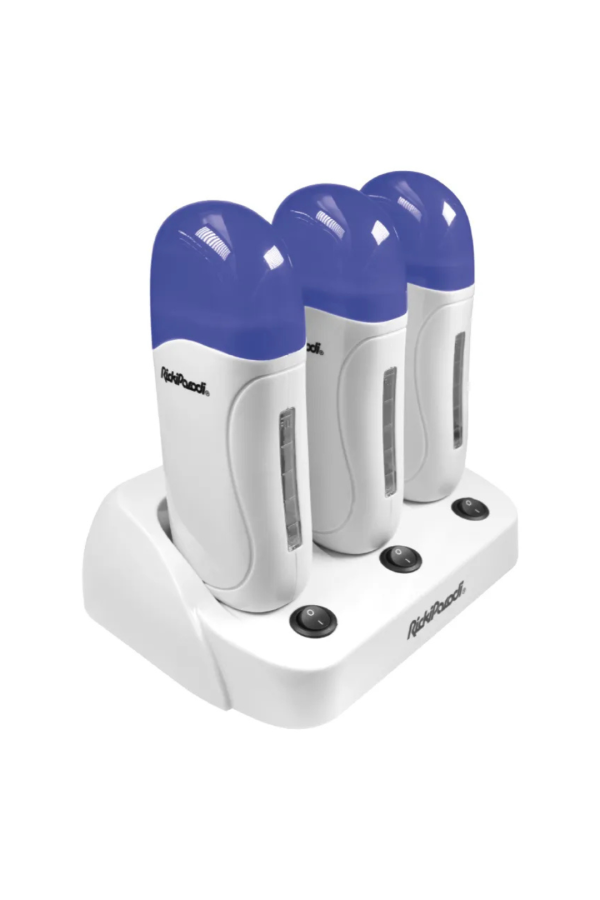 Base d'épilateur trois pièces RickiParodi Prowax 3 avec thermostat