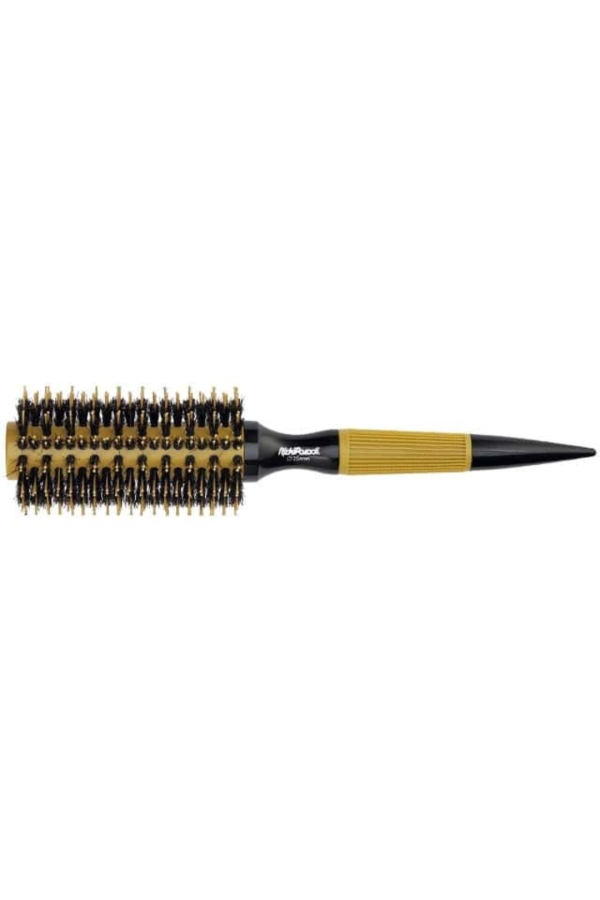 Brosse à cheveux thermique en céramique dorée Ricki Parodi 25 mm