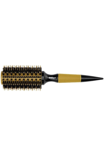 Brosse à cheveux thermique en céramique dorée Ricki Parodi 35 mm