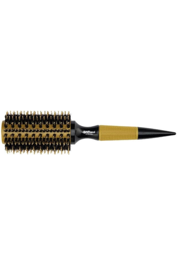Brosse à cheveux thermique en céramique dorée Ricki Parodi 35 mm