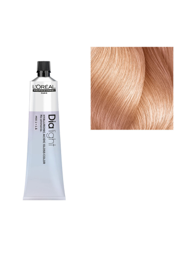 Coloration ton sur ton Dia light 10.24 milkshake irisé cuivré 60ml