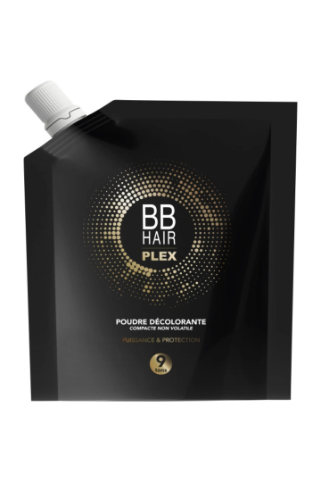 Pack de 12 poudres décolorantes 9 tons BBHair Plex GENERIK 500GR