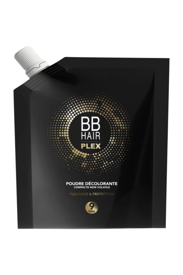 Pack de 12 poudres décolorantes 9 tons BBHair Plex GENERIK 500GR
