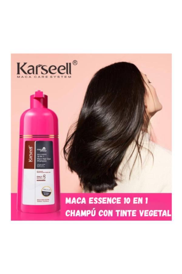 Karseell Shampoing colorant 10 en 1 - Châtain Clair