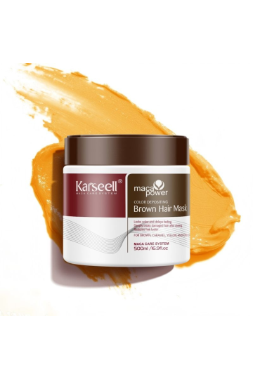 Masque colorant capillaire BRUN Karseell 500ml