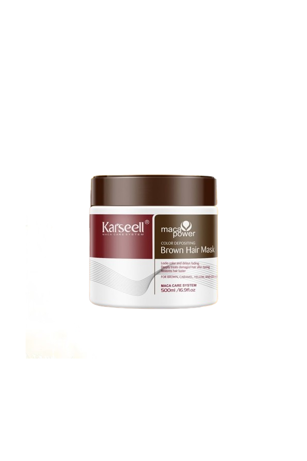 Masque colorant capillaire BRUN Karseell 500ml