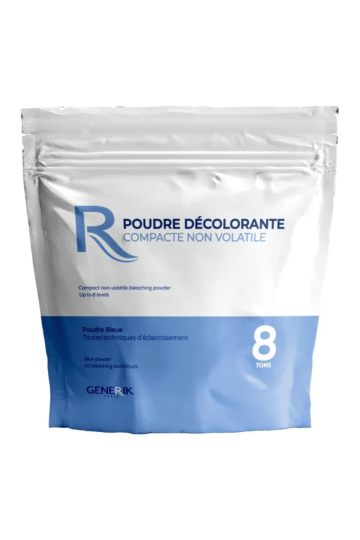 Poudre de décoloration bleue 8 tons Générik 500gr
