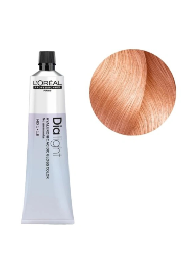 Coloration ton sur ton Dia light 10.24 milkshake irisé cuivré 60ml