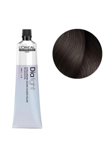 Coloration ton sur ton Dia light 7.12 milkshake blond cendré irisé 60ml