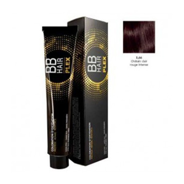 Coloration BBHair Plex 5.66 Châtain clair rouge intense 100ml