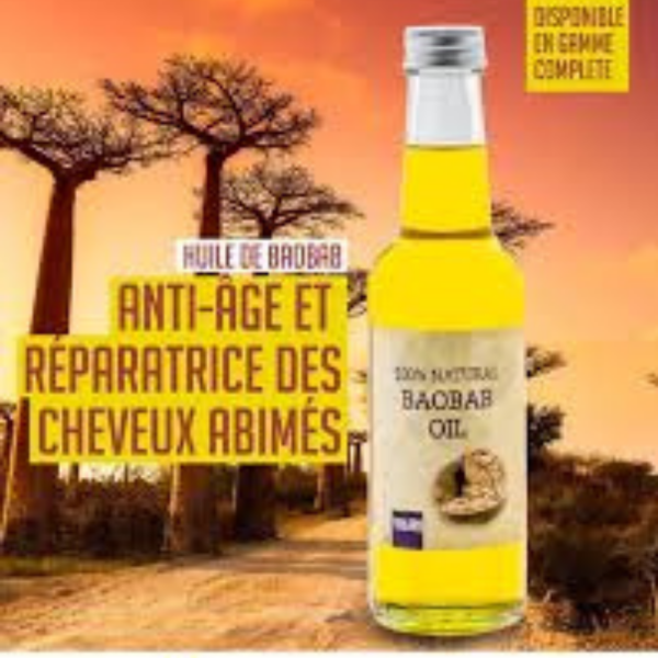 Huile de Baobab 100% naturelle 250ml